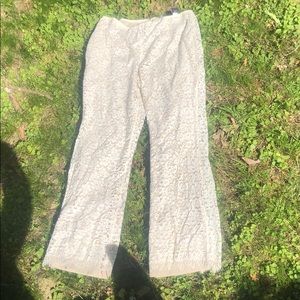 Victoria Secret Boho lace pants/ Flowy pants